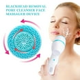 thumbnail image 2 of Dicasser 3-in-1 Silicone Facial Cleansing Brush Electric Face Cleaner Blackhead Removal Acne Pore Clean Deep Cleaning, 2 of 12
