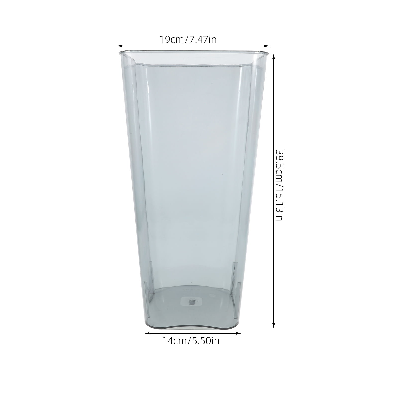 FONDOTIN Door Umbrella Stand Grey Pet 1Pcs 15.2X7.5X5.5in