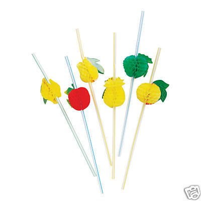 - 12 Fruit tissue Straws