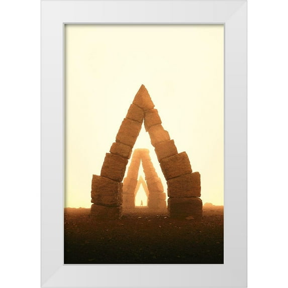 Souhuwat, Leroy 23x32 White Modern Wood Framed Museum Art Print Titled - Portals