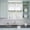 Sage Green White, variant on 3 Piece Kitchen Curtains and Valances Set Eucalyptus Cafe Curtains 36 Inch Length Butterfly Sage Green Leaf Farmhouse Plant Valance & Tier Curtain for Living Room Bedroom Window 54"x18" 27"x36"*2