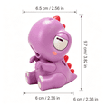 thumbnail image 2 of Cute Office Food Cooling Fan, Soup Blower，Pink dinosaur Food cooling fan & soup blower: clip-on, USB rechargeable, Cute animal, for adults. Cools hot soup & coffee fast., 2 of 5