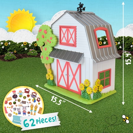 HONEY BEE ACRES HARVEST FESTIVAL, DOLL PLAYSET WITH MINI FIGURES, 62 PIECES, CHILDREN AGES 3+