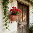 thumbnail image 5 of Gumesh Pig Shaped Hanging Metal Flower Pot, Cute Animal Planter for Outdoor Garden Fence Balcony Decor, 5 of 6
