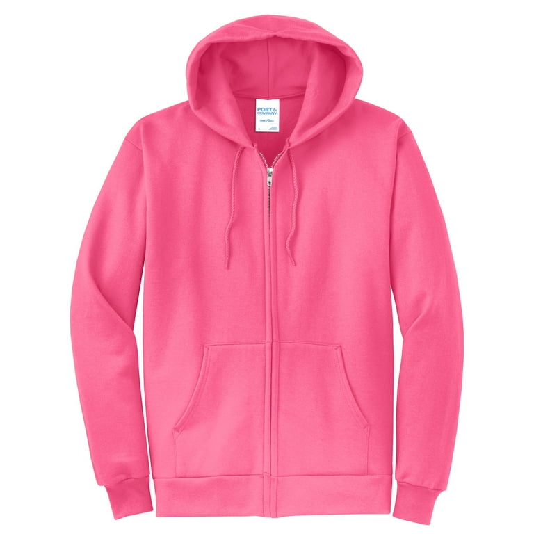 Port & Company Core Fleece Full Zip Hooded Sweatshirt-4XL Port & Company Core Fleece Full Zip Hooded Sweatshirt-4XL
