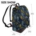 thumbnail image 2 of Balery Sunflowers Mochila de Cuero para Mujeres, Gran Capacidad, Bolsa de Viaje Multifuncional, Mochila de Cuero y Bolsa de Hombro para Mujeres, 2 of 4