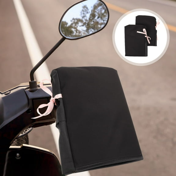 WHAMVOX 1 Pair Motorcycle Handlebar Gloves Thermal Handlebar Mitts Outdoor Snowmobile Handlebar Gloves