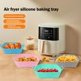 thumbnail image 3 of 55cm Mint Amazon Spot Air Fryer Mat Thickened Food Grade Silicone Baking Mat Home Air Fryer Baking Tray, 3 of 8