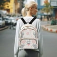 thumbnail image 7 of FORMRS Mini Backpack Purse for Women Quilted Travel Daypack Casual Shoulder Bag, Cute Elephant, 7 of 7