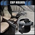 thumbnail image 2 of Unique Bargains Cup Holder 2.95" Car Universal Car Air Vent Cup Holder with Hook Plastic Black Gray 1 Pc, 2 of 6