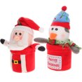 thumbnail image 1 of 2pcs Navidad Muñeca Cajas de regalo Contenedor de regalo Cajas de dibujos animados Favores de fiesta, 1 of 6