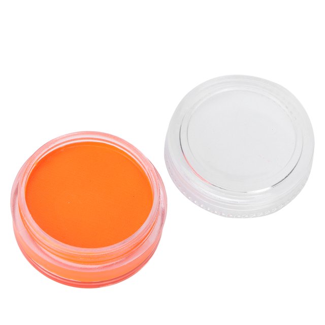 Pintura Facial UV Para El Cuerpo, UV Blacklight Face Paint Glowing Easy Clean Safe No Irritante A Base De Agua Para Niños Para Adultos Para Representaciones Teatrales Para EOTVIA Naranja amarillo