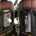 thumbnail image 6 of Car Mesh Organizer, Seat Back Net Bag, Barrier of Backseat Pet Kids, Cargo Tissue Purse Holder, Driver Storage Netting Pouch, 6 of 7