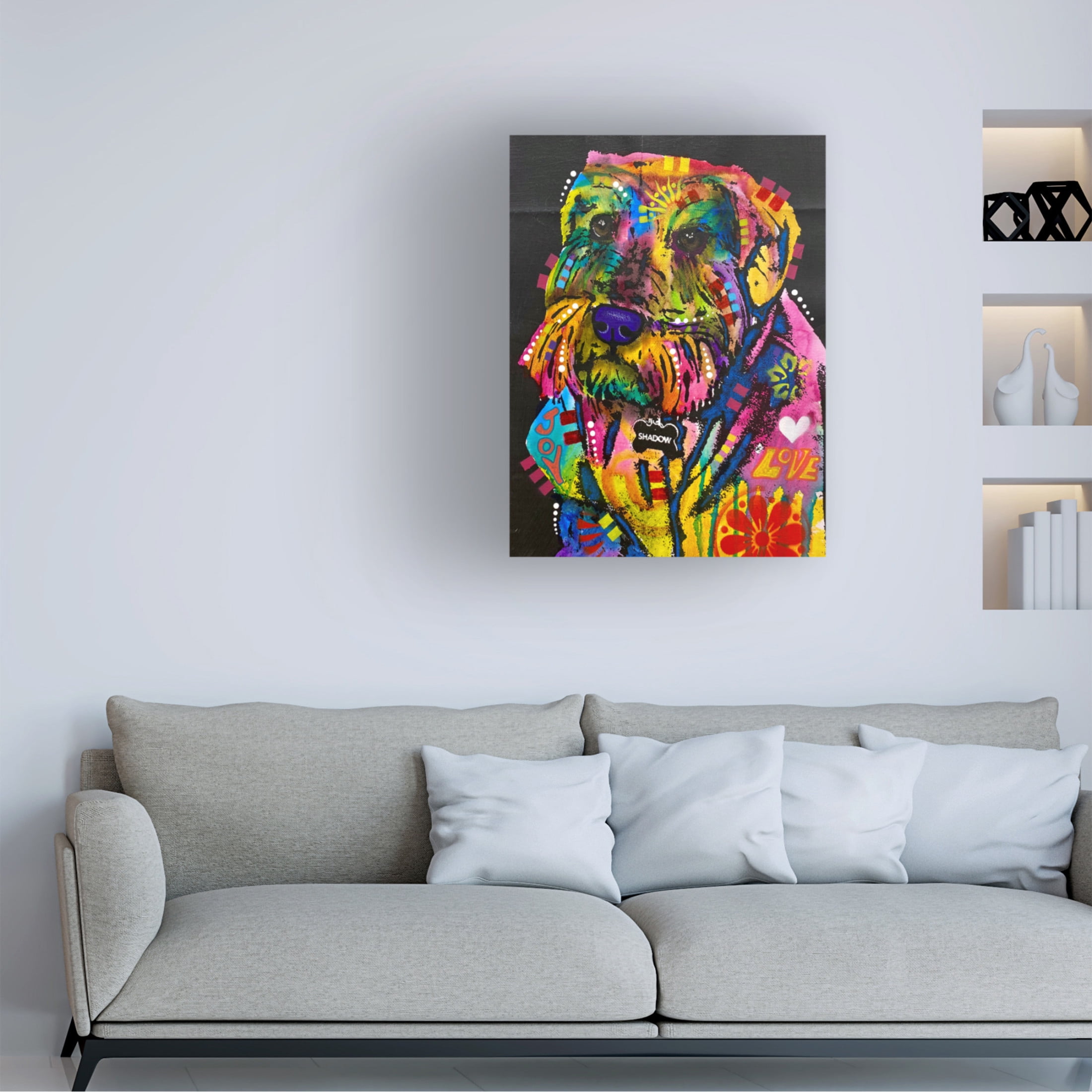 Canvas Wall Art - Dean Russo 'I Always Be Right Behind You' Wall Art for Living Room, Bedroom, or Office Décor by Trademark Fine Art - 14 x 19 Inches