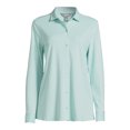 thumbnail image 2 of Martha Stewart Everyday Women's Knit Button Down Long Sleeve Shirt, 2 of 5