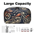 thumbnail image 3 of Motorcycle Waterproof Oxford Fabric Storage Pouch for Electronic Devices - Cord Organizer, Hard Drive Bags, Canvas Storage Box Small, Charger Cord Organizer - 5.9x9.44x3.14 in, 3 of 6