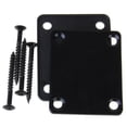 thumbnail image 1 of Placa de Cuello Negra de acero con tornillos Para guitarra eléctrica Sunnimix, 1 of 4