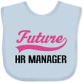 thumbnail image 3 of Inktastic Future HR Manager Boys Baby Bib, 3 of 4