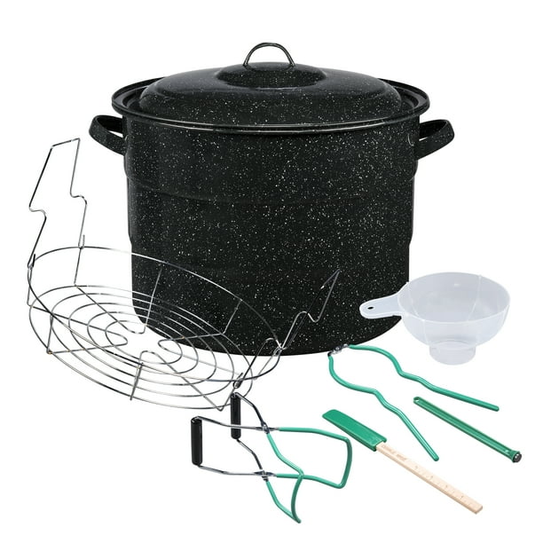 Granite Ware 8Piece Canner Kit, Includes Enamel on Steel 21.5Quart