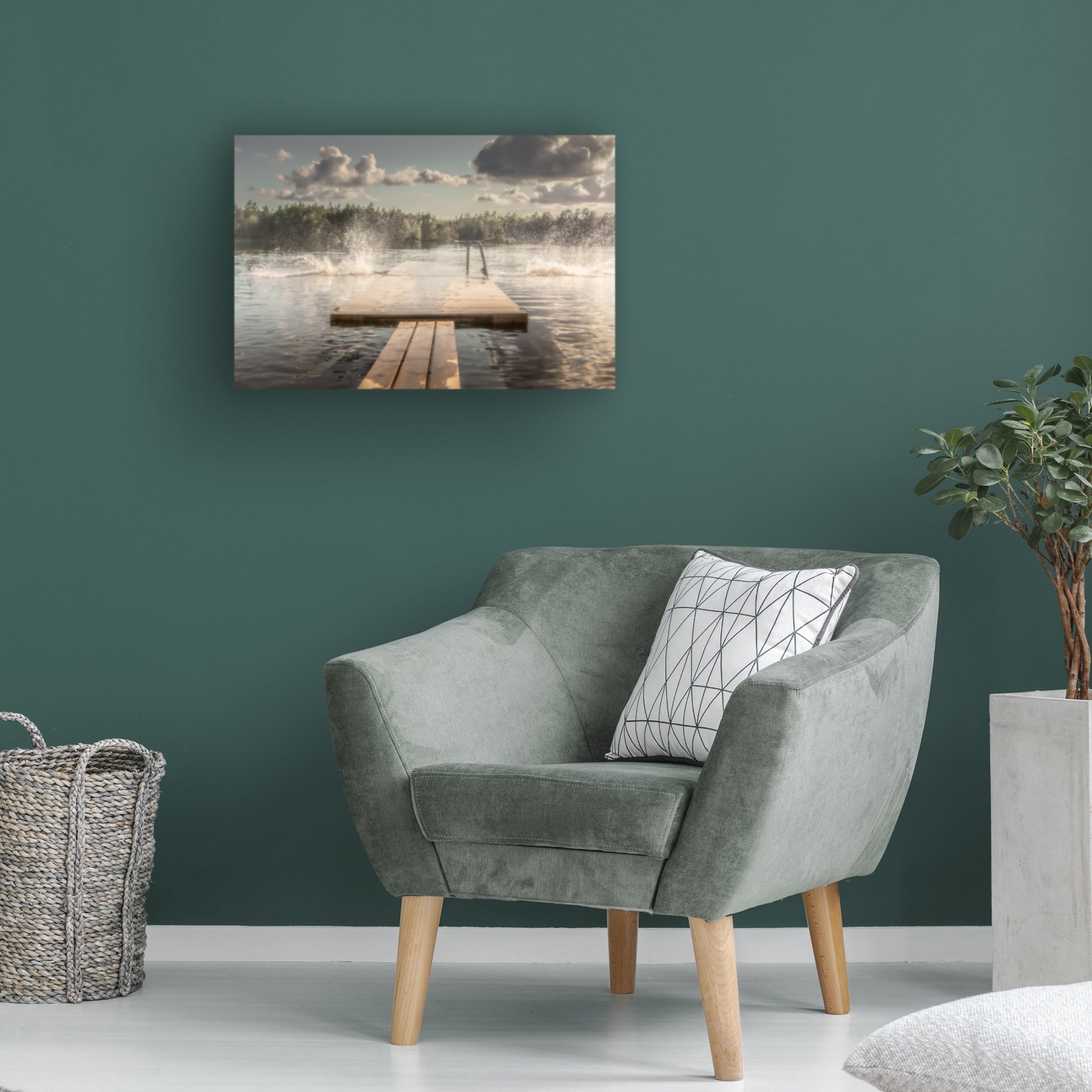 Trademark Fine Art Stephanie Kleimann The Diving Board Canvas Wall Art