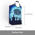 thumbnail image 3 of Lsque Halloween Trick Or Treat Laundry Basket, Laundry Hamper, Dirty Clothes Hamper for Laundry, Collapsible, Waterproof Laundry Baskets with Aluminum Handles for Laundry, Dorm, Family, 3 of 6