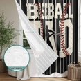 thumbnail image 6 of Black Father's Day Shower Curtain - Water Repellent Fabric Shower Curtains Washable, Farmhouse Striped Vintage Art Decorative Polyester Cloth Bathroom Curtains Modern Bath Decor 36"x72", 6 of 8