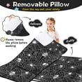 thumbnail image 3 of Spider Web and Skulls Halloween Pattern Toddler Nap Mats for Kids Preschool,50"x20" Sleeping Mat Bag or Kids,Toddler Sleeping Bag,Toddler Nap Mat or Daycare, 3 of 6