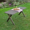 thumbnail image 4 of Pressure Treated Pine Crossleg Table, 4 of 7