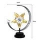 thumbnail image 2 of Lámpara de mesa con forma de estrella, lámpara de escritorio LED con puerto USB para decoración de sala de estar. negro alimentado por USB, 2 of 8