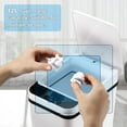 Bathroom Trash Can with Lid, Oyajia 12L Automatic Touchless Garbage Can