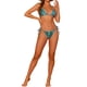 thumbnail image 2 of INSPIRAR CHIC Conjuntos de Bikini para Mujeres con Estampado de Serpiente, 2 Piezas, Parte Inferior de Triángulo con Lazo Lateral, Trajes de Baño en Azul Verde XL, 2 of 5