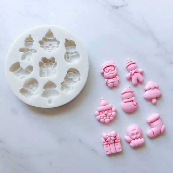 CHRISTMAS VARIETY BAKING MOLD FOR CUPCAKES, CAKEPOPS, CHOCOLATE STRAWBERRIES, PRETZELS & RICE KRISPIES…