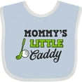thumbnail image 3 of Inktastic Mommys Little Caddy with Golf Club and Ball Boys or Girls Baby Bib, 3 of 4