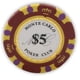 thumbnail image 2 of Fichas de póquer DA VINCI Monte Carlo Poker Club 14 g x50 rojas, 2 of 2