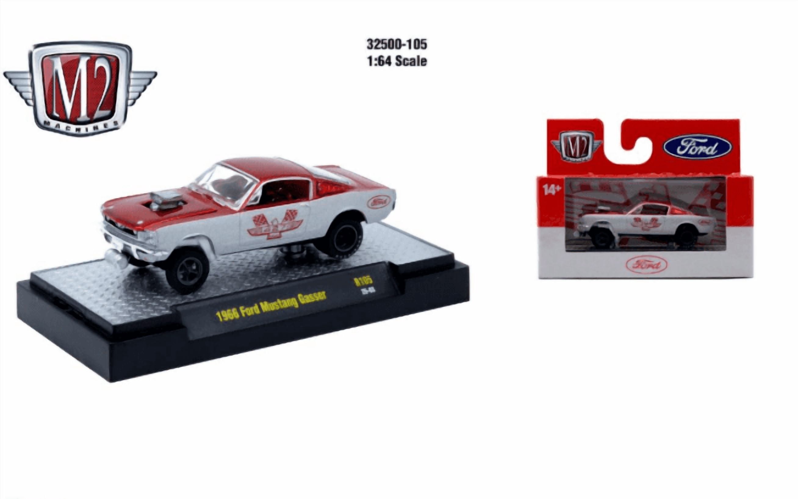 M2 Machines Auto Haulers Gulf Good Trailer & 1968 Ford Mustang R88