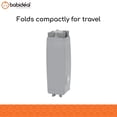 thumbnail image 3 of Babideal Portable Baby Play Yard with Mesh Sides and Padded Mat, Arctic Grey, 3 of 11