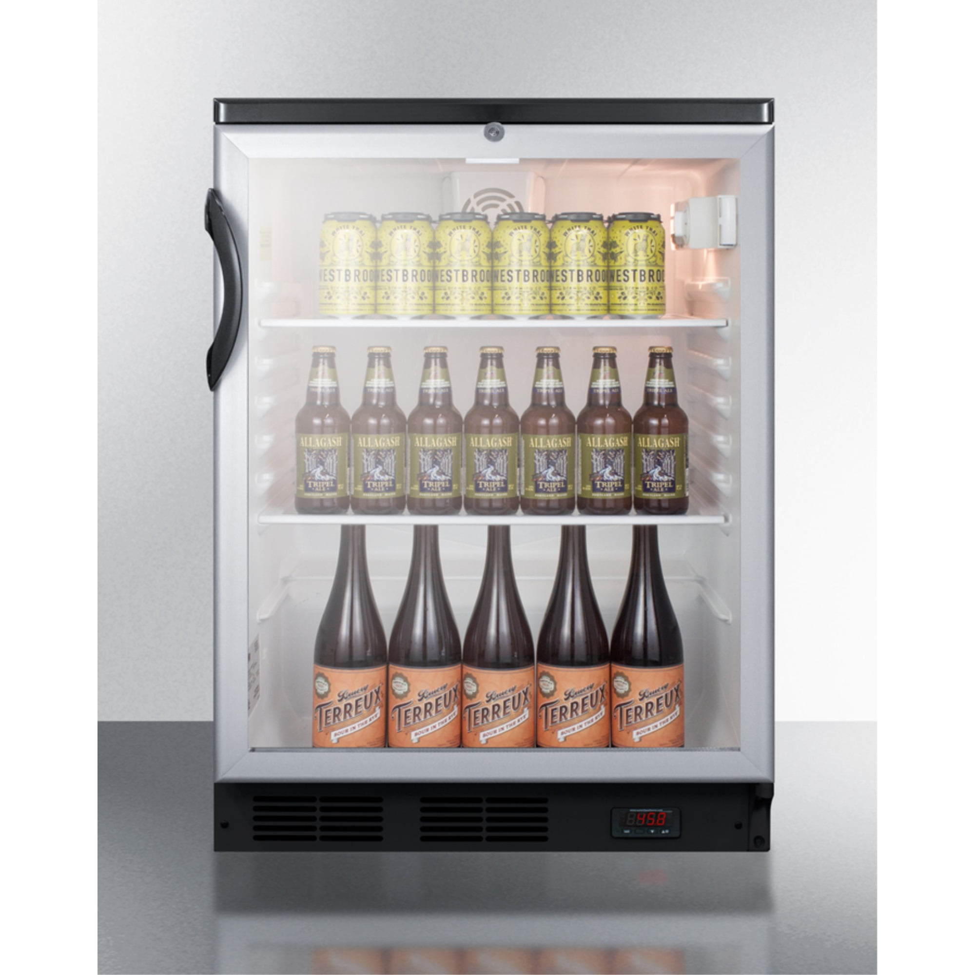 24" Wide Front Tap Built-In Cold Brew Coffee Kegerator