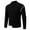 Black(New), variant on PNTUTB Fashion Mens Casual Color-blocked Long Sleeve Knitted Turtleneck Warm Slim Fit Pullover Sweater