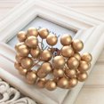 thumbnail image 2 of 40 Cabezas de Bayas Artificiales BLESIY Decoración de Bodas Dorado Oro, 2 of 8