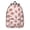 Football Bow Pink, variant on Football Bow Pink Pattern Backpack for School, Cute School Bag with Adjustable Shoulder Straps and Padded Back, 15.7"x11.8"x5.5"