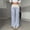 Light Blue, variant on Delayuji Women's Wide Leg Pants Fitness Yoga Pants Stretchy Bell Bottoms Leggings Roll Over Pants