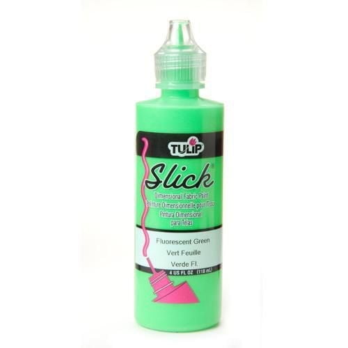Tulip Dimensional Fabric Paint 4 fl oz Fluorescent Green, Dimensional fabric paint