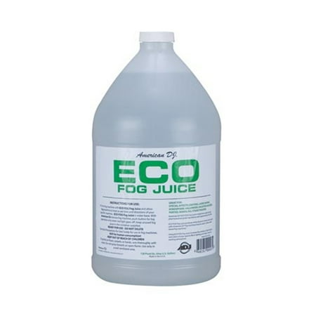 American DJ Eco-Fog Smoke Haze Fog Machine Fluid Juice, 1 Gallon F4L-ECO-1