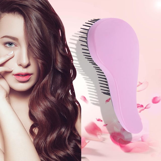 Peine De Masaje Peines de plástico antiestáticos para el cabello Cuidado del cabello en el hogar Masaje Herramienta de cepillo para peinar (1) Sywqhk Libre de BPA
