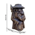 thumbnail image 1 of Estatua Vikinga De Resina Odin Thor Adornos Artesanales Para El Hogar Decoración De Jardín Al Aire Libre ANGGREK  Otros, 1 of 8