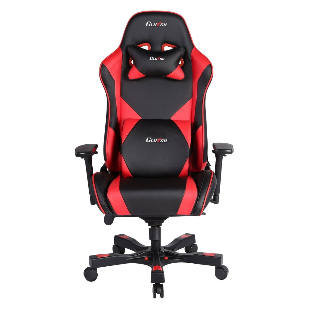 Clutch Chairz Premium chair, Black & Red, 1pack