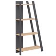 thumbnail image 7 of Giantex 4 Tier Floor Standing Bookcase, Ladder Bookshelf for Small Space, Narrow Display Rack, Gray, 7 of 7