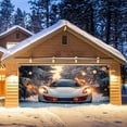 thumbnail image 2 of Holiday Cheer Garage Festive Christmas Banner With Bright Colors Festive Design For Auto Enthusiasts Home Garages Easy Hanging Durable Material, 2 of 4