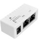 thumbnail image 3 of Divisor de potencia inyector POE BJW de 100 Mbps, 5 V, 12 V, 24 V, 48 V/1 A para módulos adaptadores POE de cámaras IP - Blanco, 3 of 5