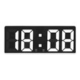 thumbnail image 1 of Despertador digital Pantalla Snooze 2 alarmas Control de voz USB Temperatura de atenuación para Viajes, 1 of 6